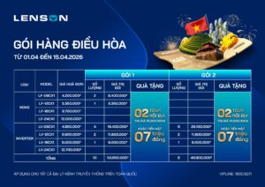 Gói hàng điều hòa Lenson